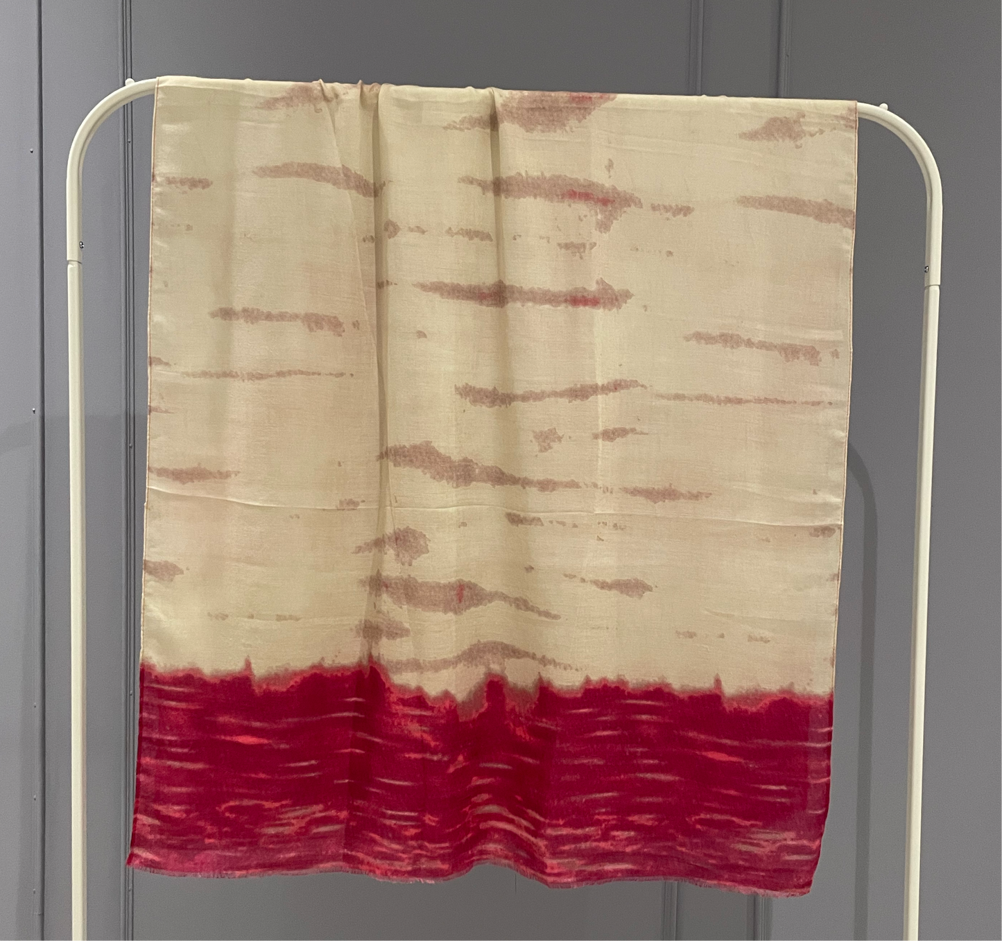 Tie Dye Ombré Hijab Rose