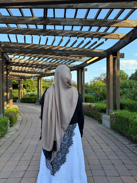 Lace Modal Hijab