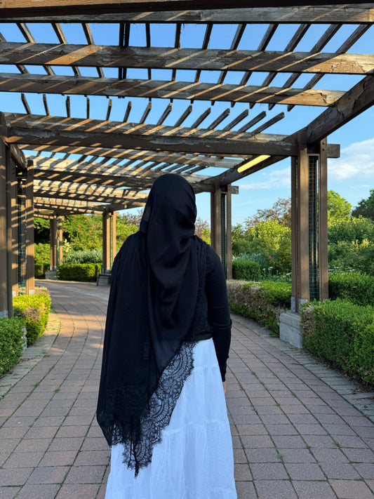 Lace Modal Hijab