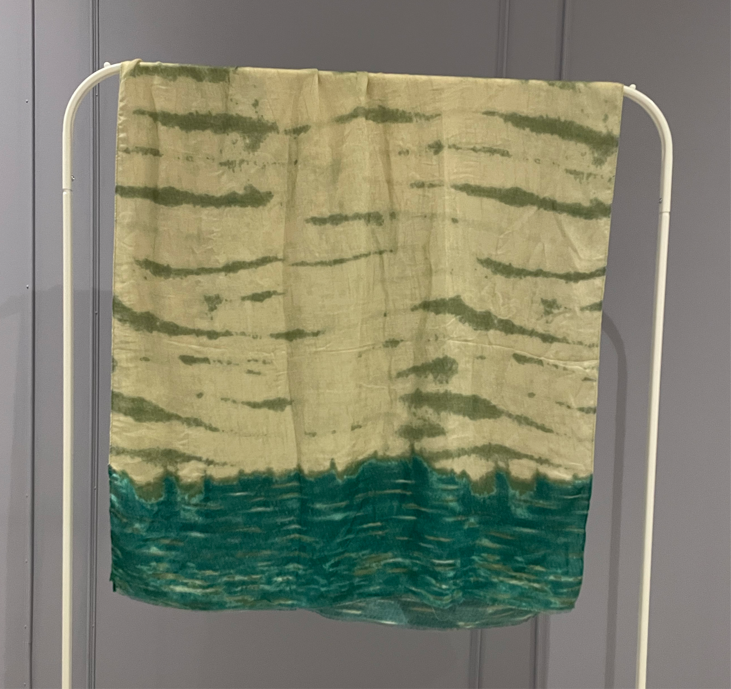 Tie Dye Ombré Hijab Green