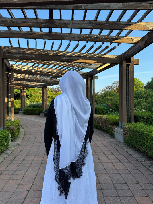 Lace Modal Hijab