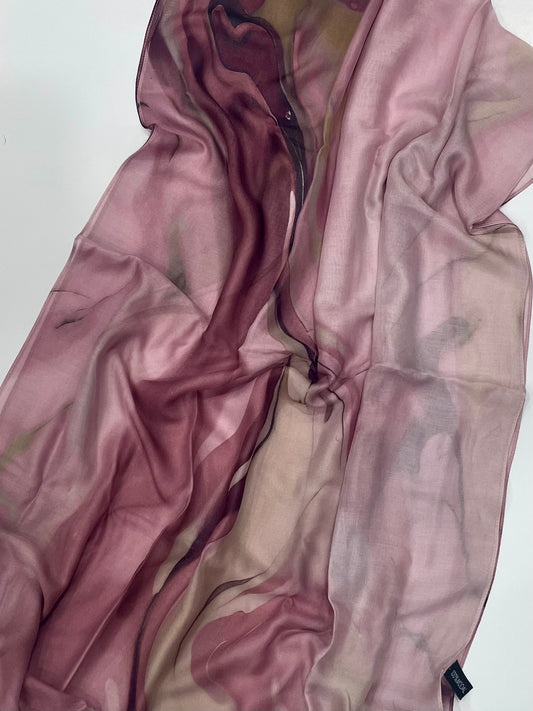 Watercolor Printed Hijab