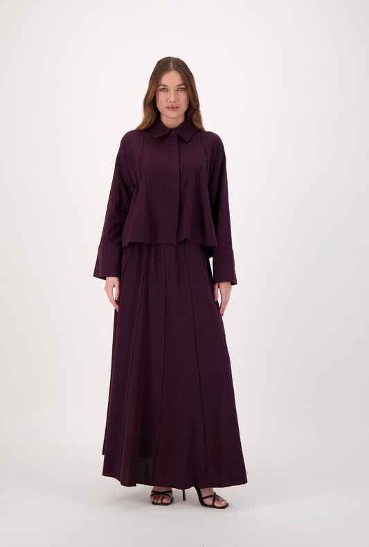 Linen Skirt Set