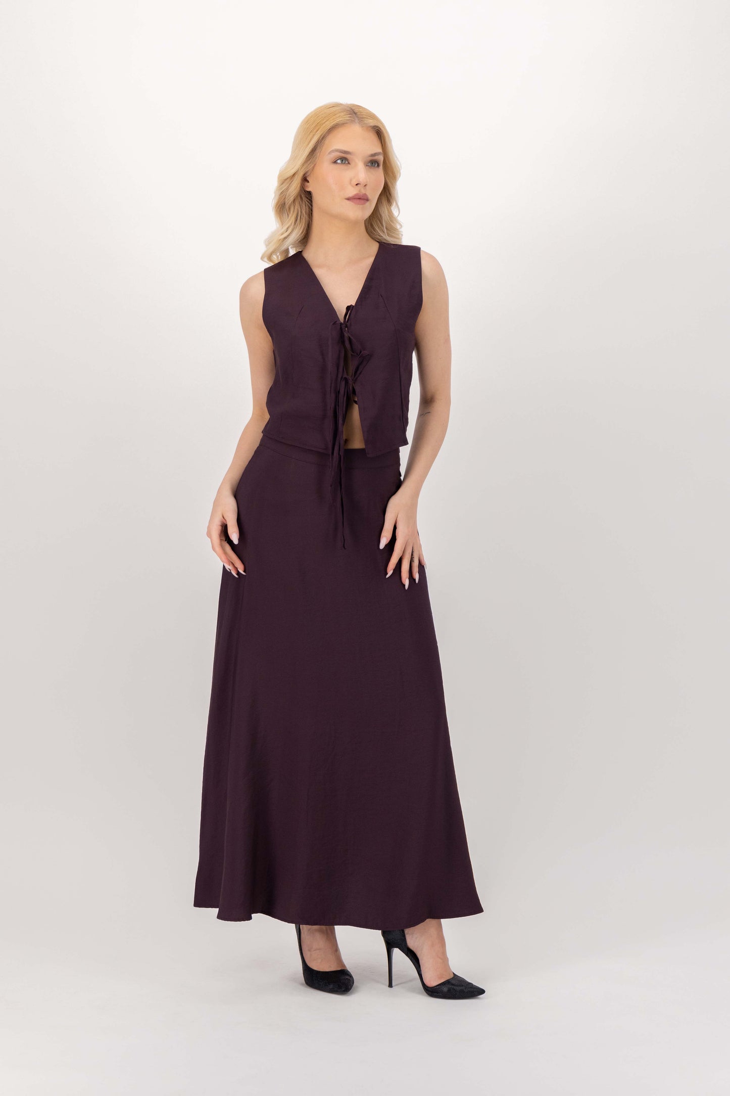 Vest + Skirt Co-ord Set