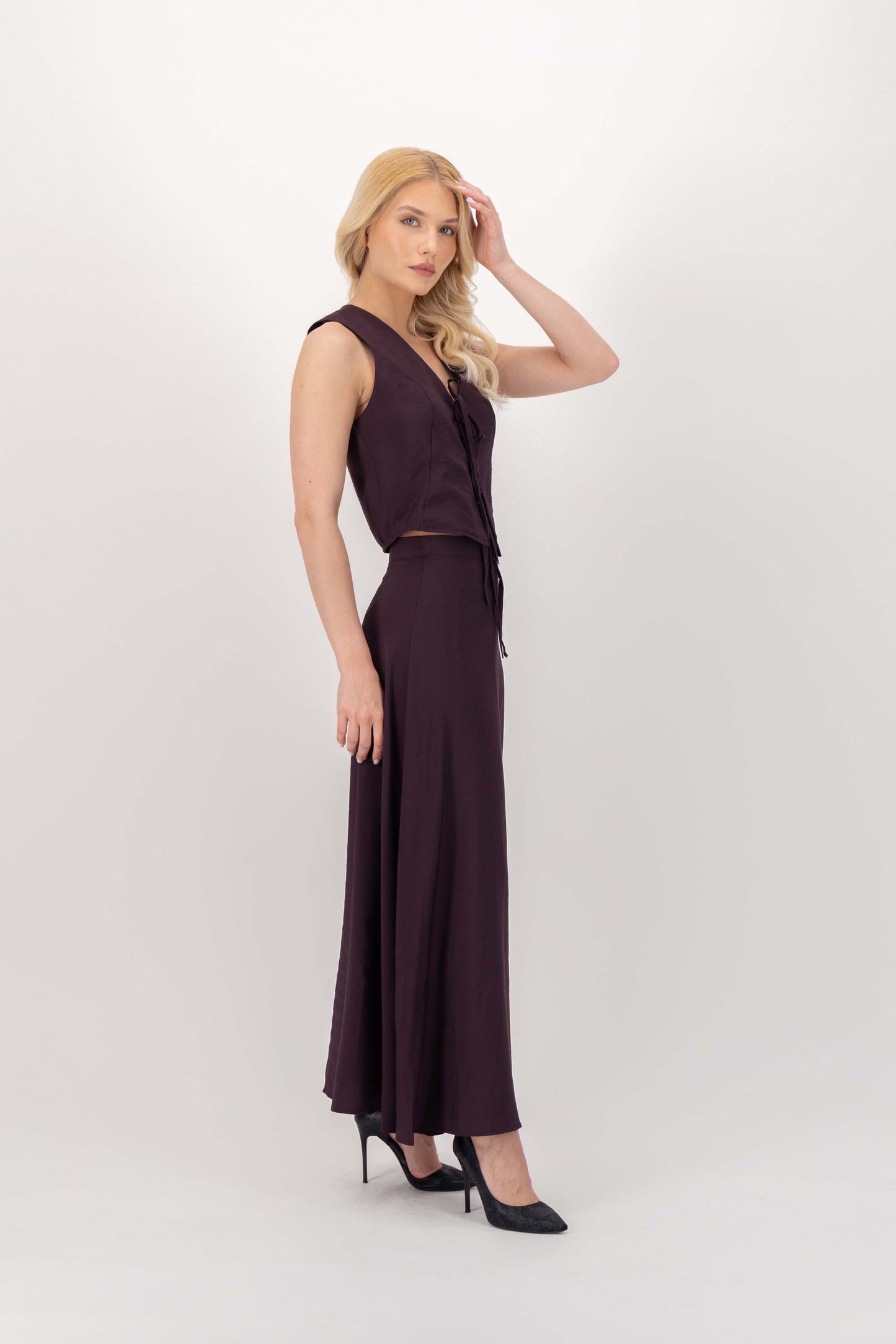 Vest + Skirt Co-ord Set