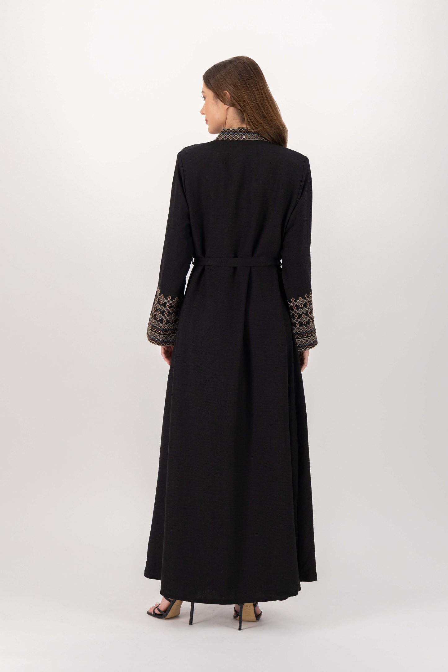 Embroidered Abaya Set