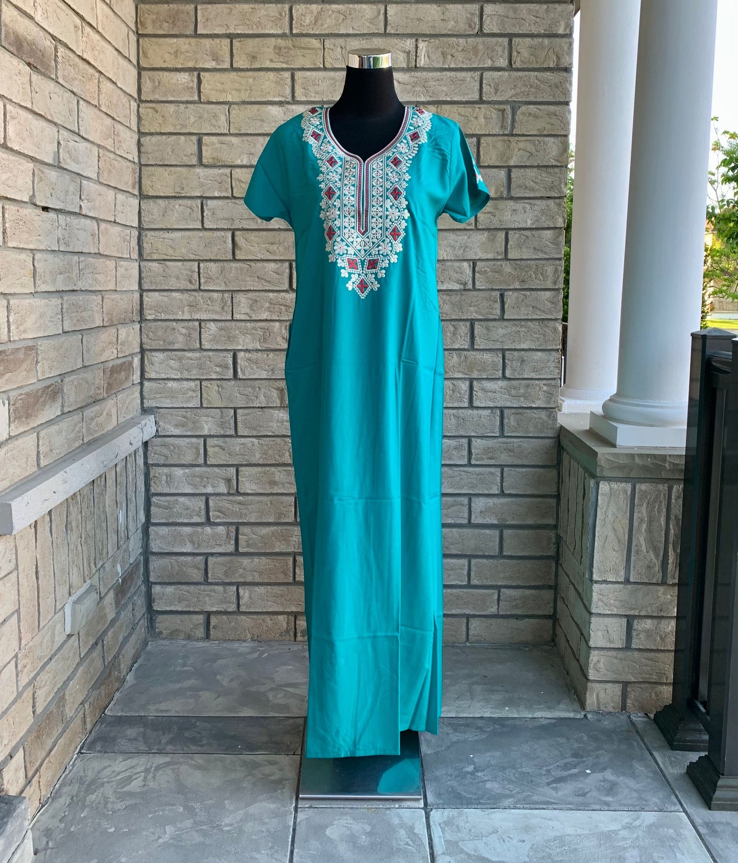 Eshal Kaftan Teal