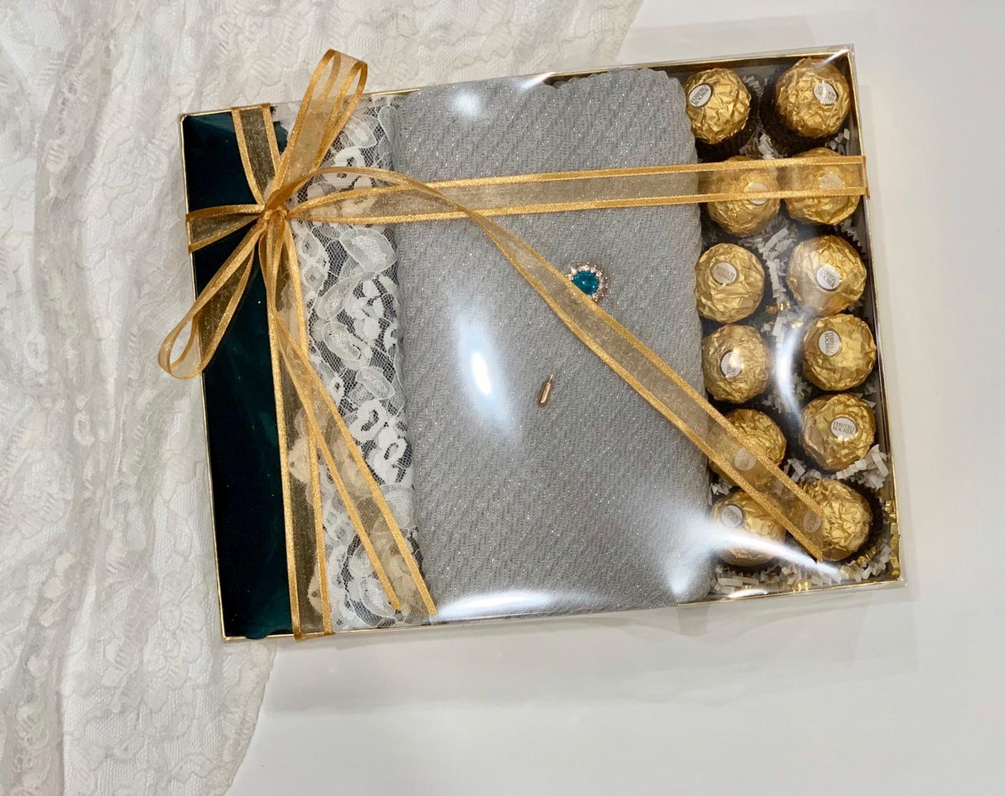 Engagement/Bridal Box - Shimmer & Chocolate