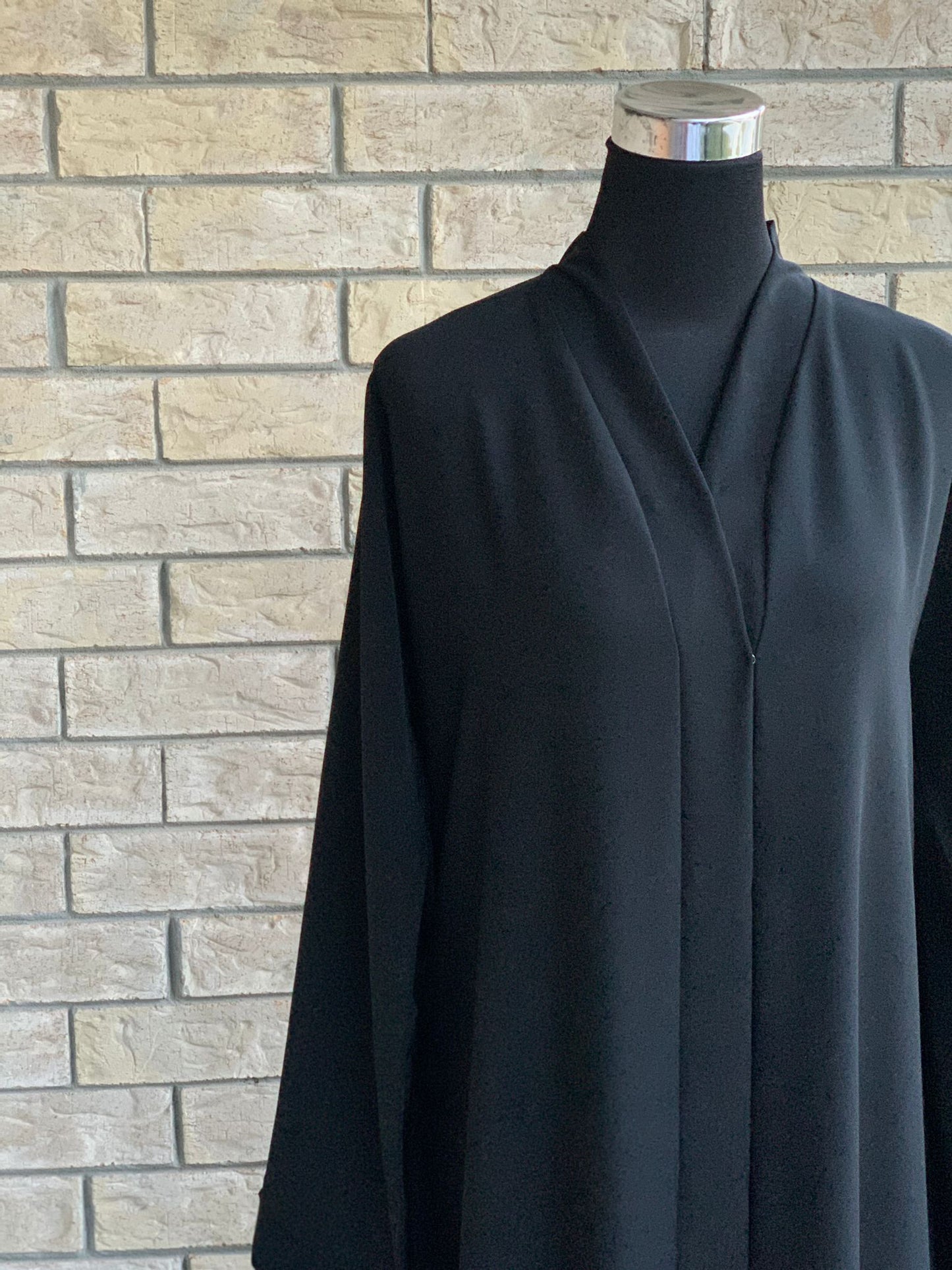 Plain Front Opening Abaya