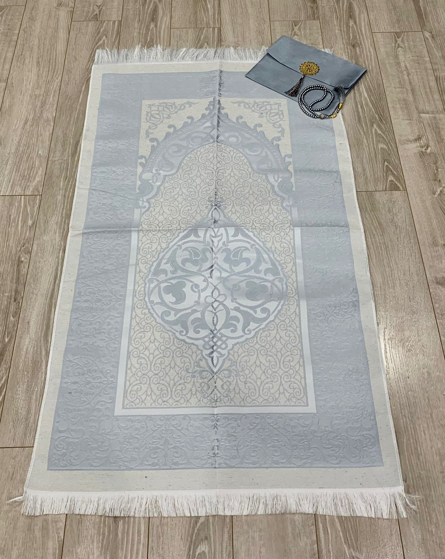 Silver Grey Janamaz Set