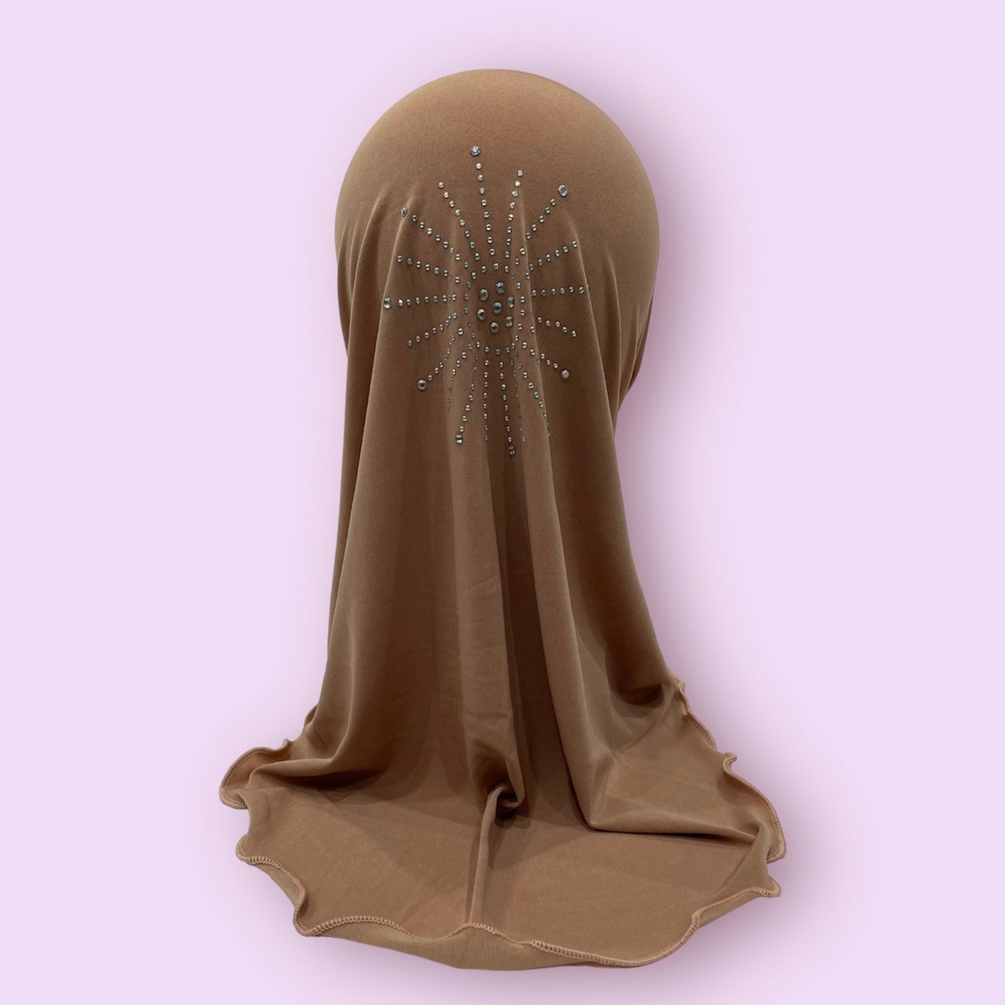 Chestnut Stonework Kids Hijab Small