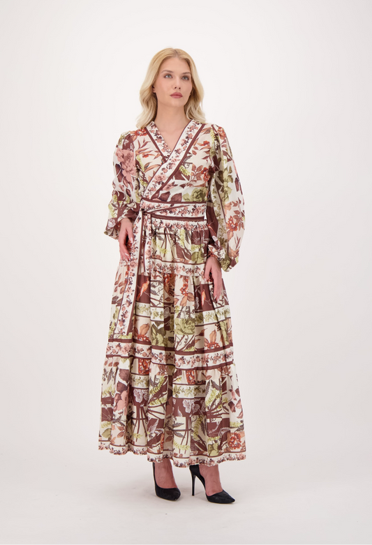 Wrap Top + Skirt Set