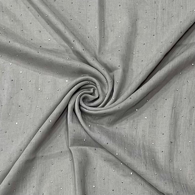 Silver Grey Accent Hijab