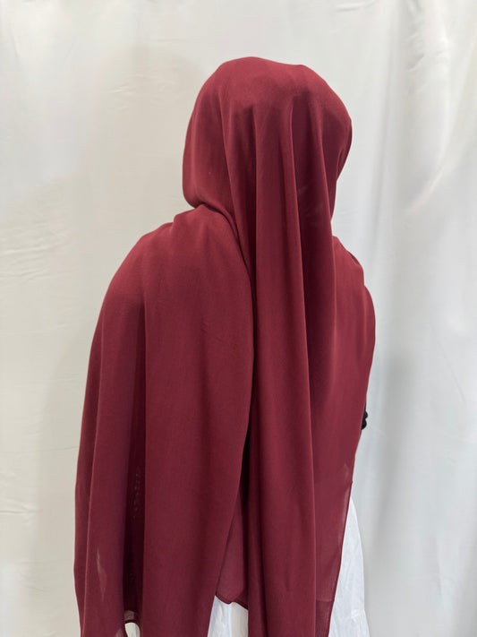 Burgundy Modal Hijab