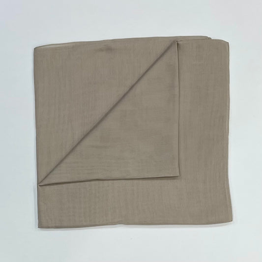 Very Light Taupe Square Scarf