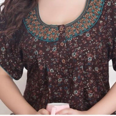Tayyaba Kaftan Brown