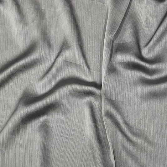 Silver Shadow Satin Hijab