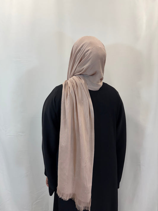 Wave Silver Accent Hijab