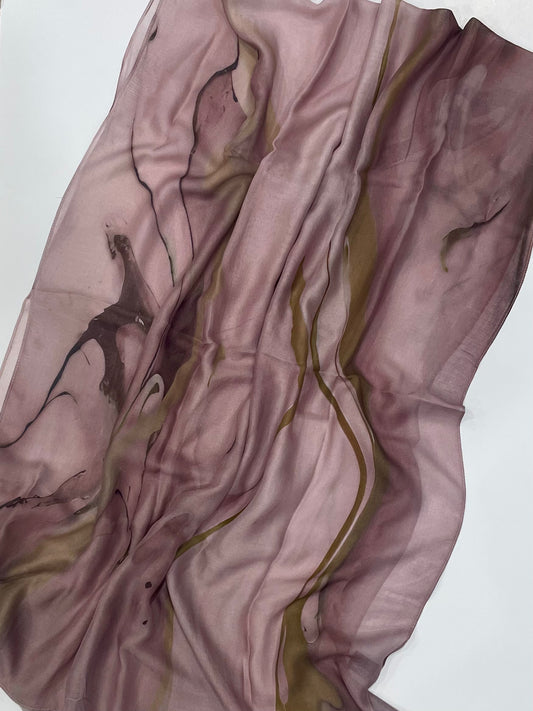 Watercolor Printed Hijab