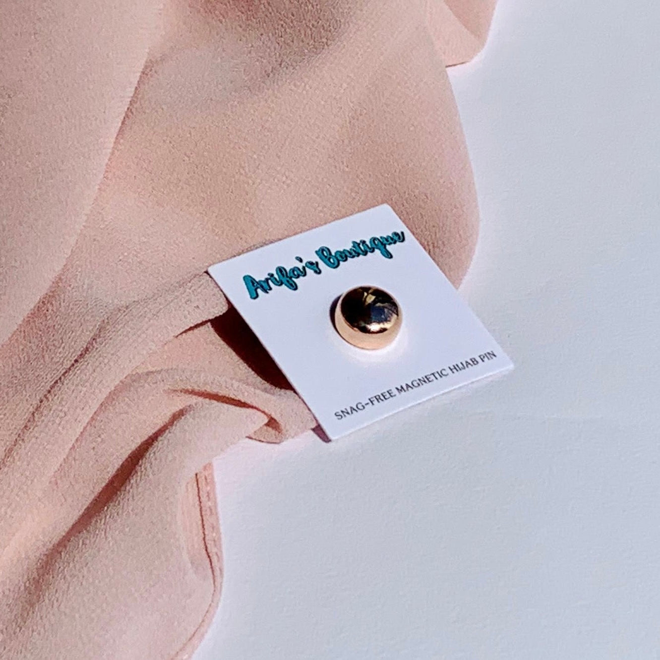 Rose Gold Snag Free Magnetic Pin