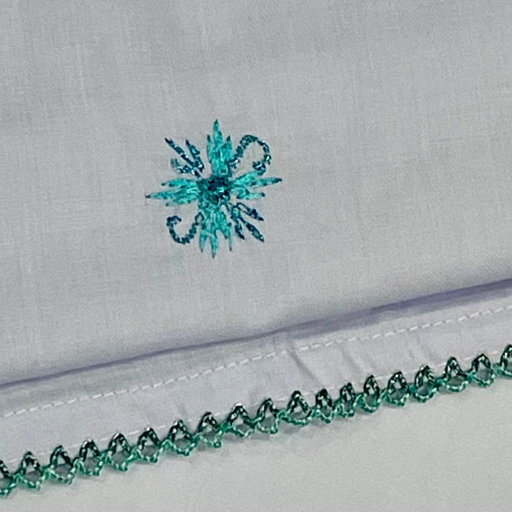 Teal Elastic Namaz Chadar
