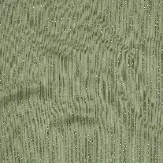 Green Shimmer Chiffon Hijabs