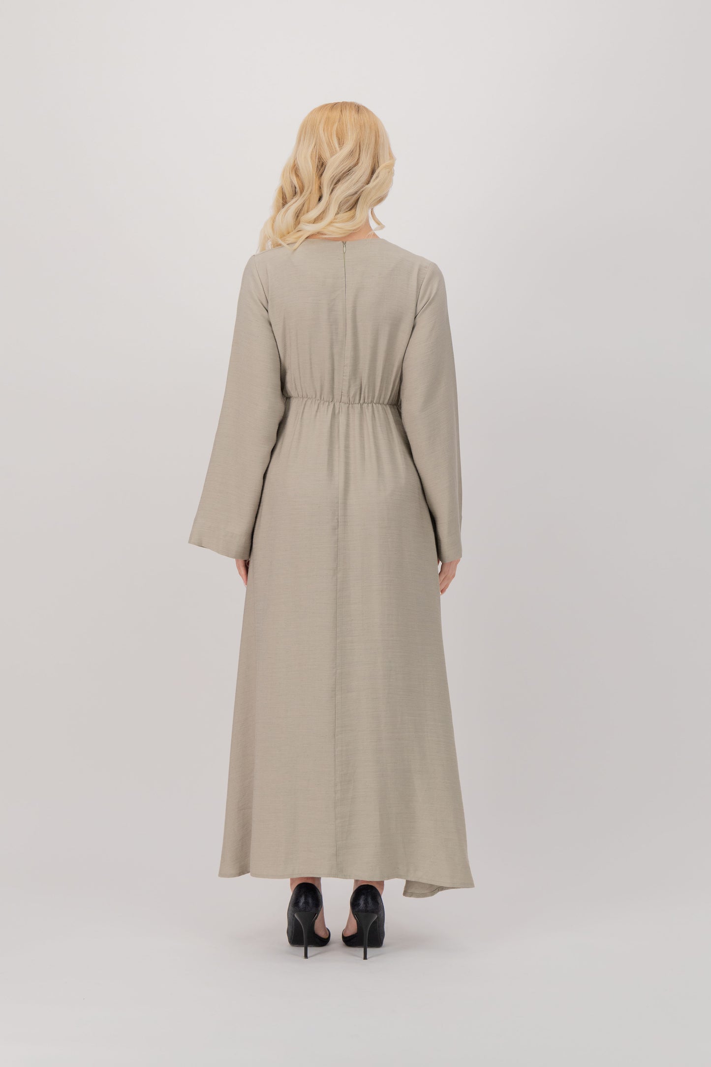 Gold Wave Detail Dress