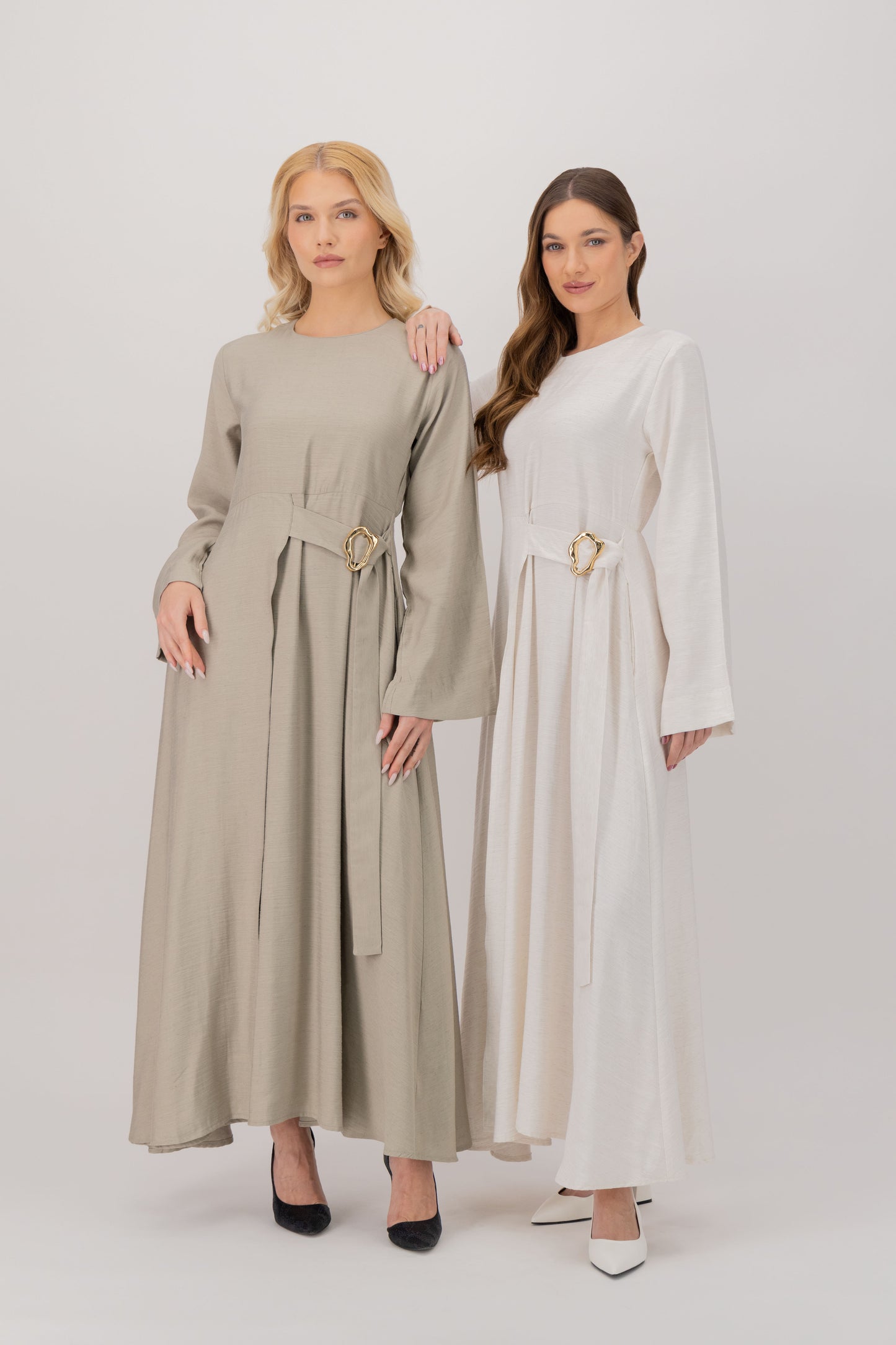 Gold Wave Detail Dress