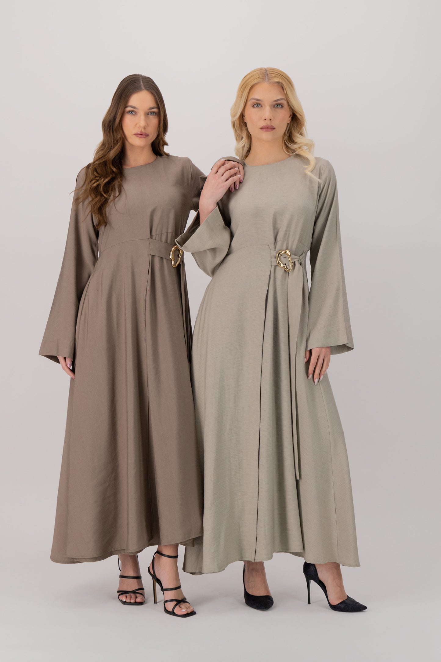 Gold Wave Detail Dress