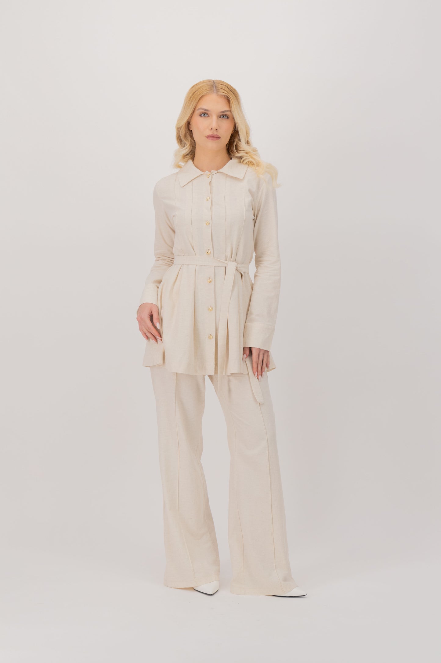 Tailored Linen Co-ord Set