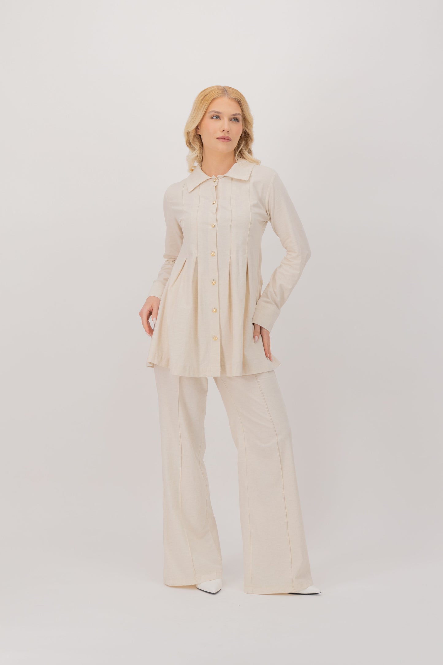 Tailored Linen Co-ord Set