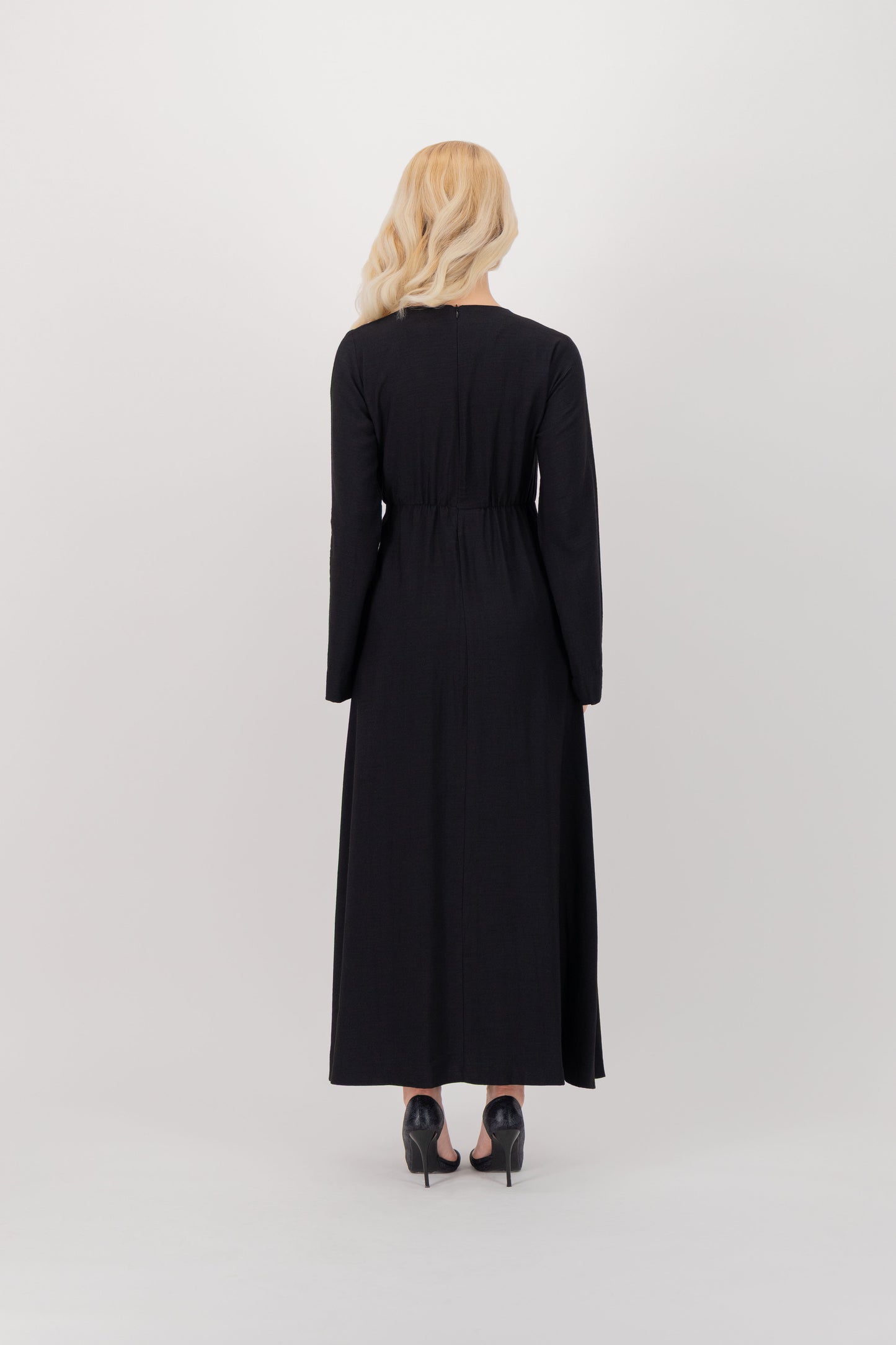 Gold Wave Detail Dress