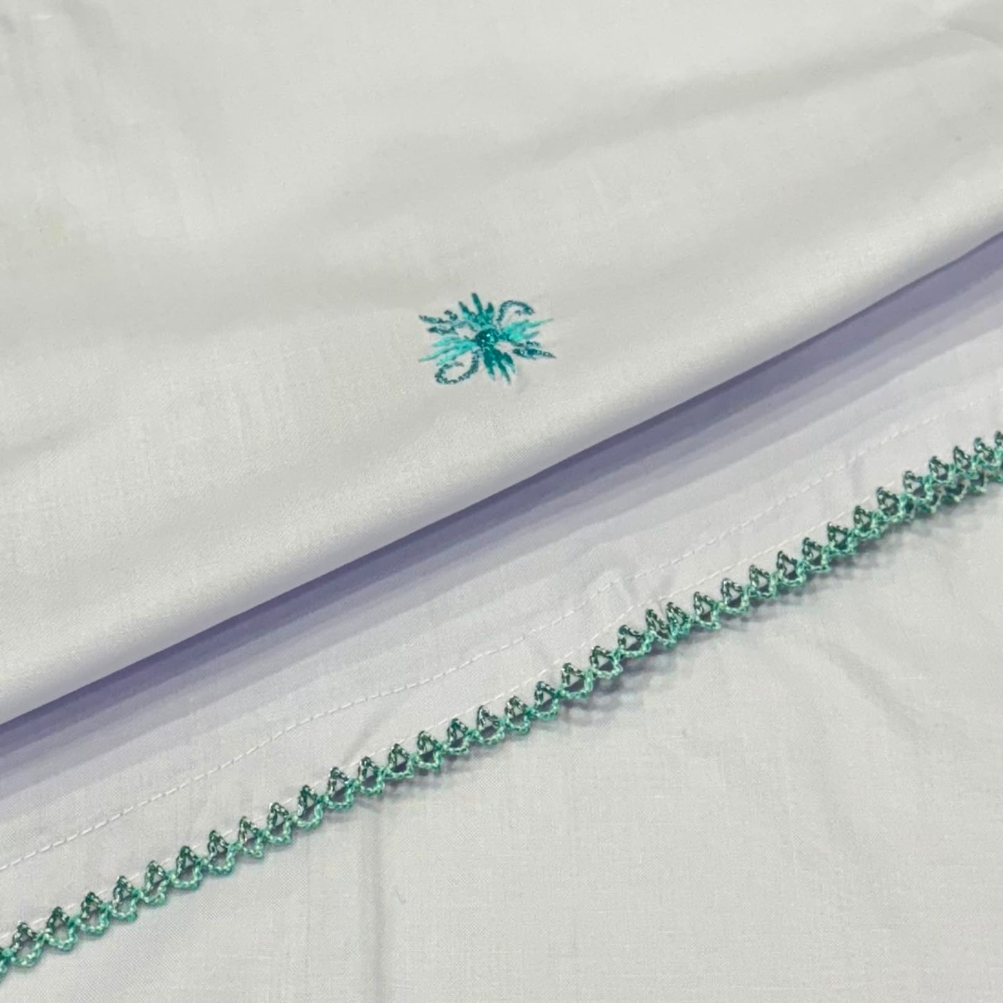 Teal Elastic Namaz Chadar