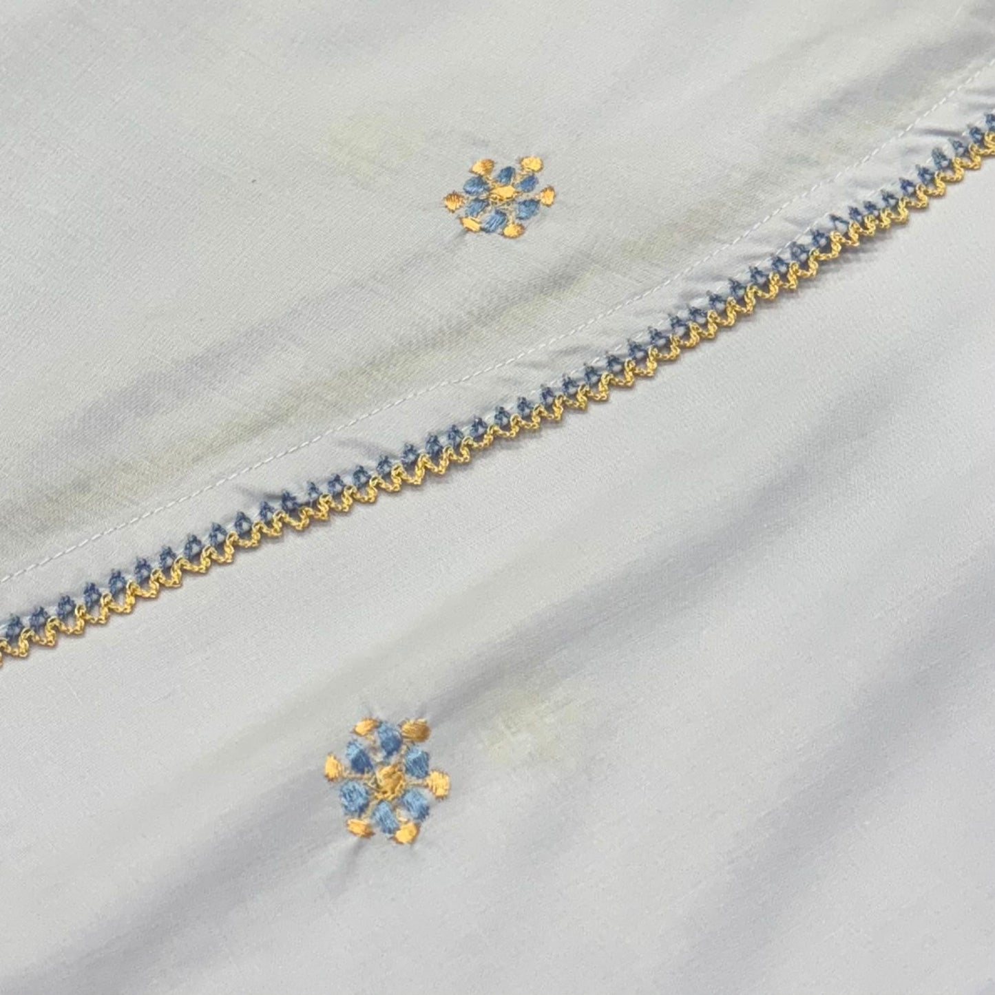 Blue and Yellow Elastic Namaz Chadar