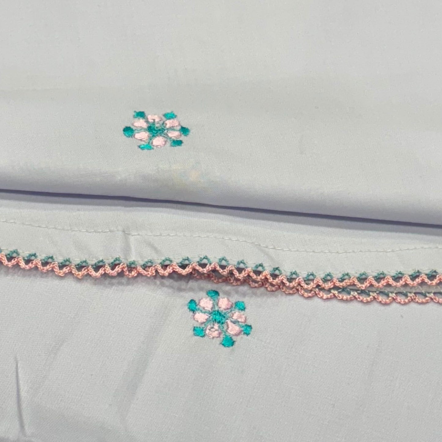 Pink and Teal Elastic Namaz Chadar