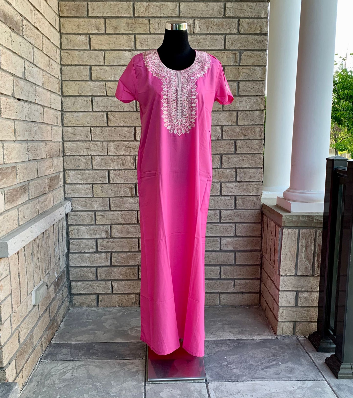Faiza Kaftan Pink