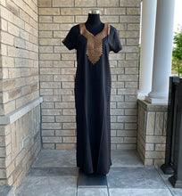 Load image into Gallery viewer, Fizza Kaftan Black
