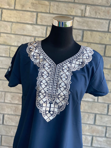 Comfy, breathable, stylish. The lounge wear that you need in your closet. Made with premium fabric, and embroidery on the front.  Material: Premium Cotton  Size chart provided (in inches)  Collection: Safiya Collection 2023  Colour may look different due to screen resolution.