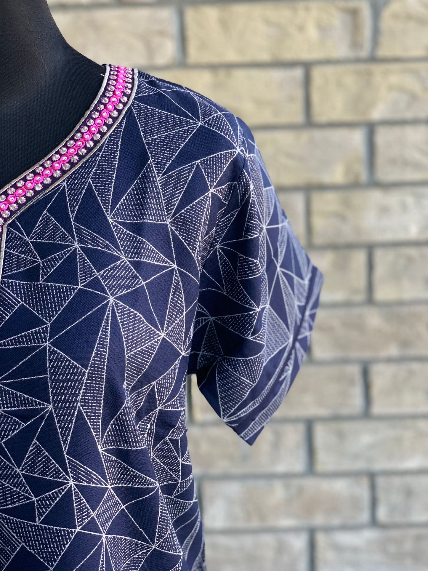 Jamila Kaftan Navy