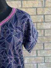 Load image into Gallery viewer, Jamila Kaftan Navy
