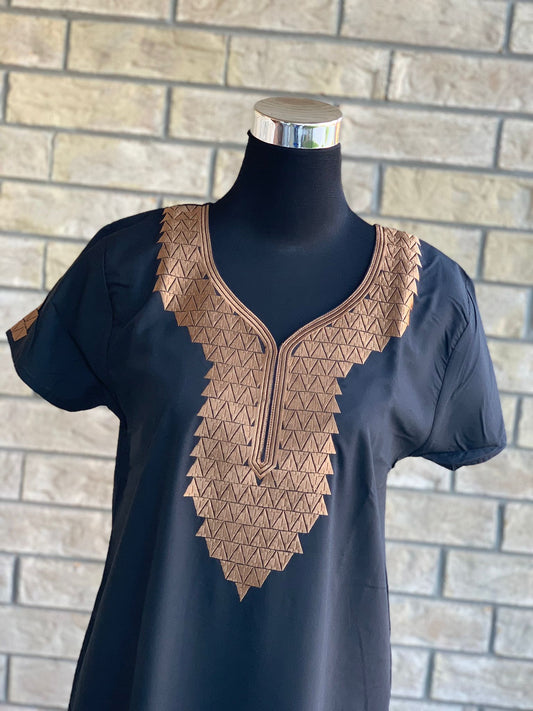 Comfy, breathable, stylish. The lounge wear that you need in your closet. Made with premium fabric, and embroidery on the front.  Material: Premium Cotton  Size chart provided (in inches)  Collection: Safiya Collection 2023  Colour may look different due to screen resolution.