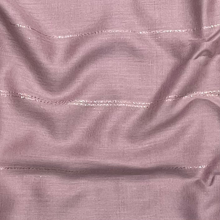 Rose Pink Gold Lines Hijab