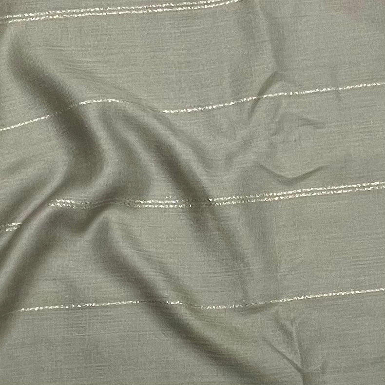 Light Green Tea Gold Lines Hijab
