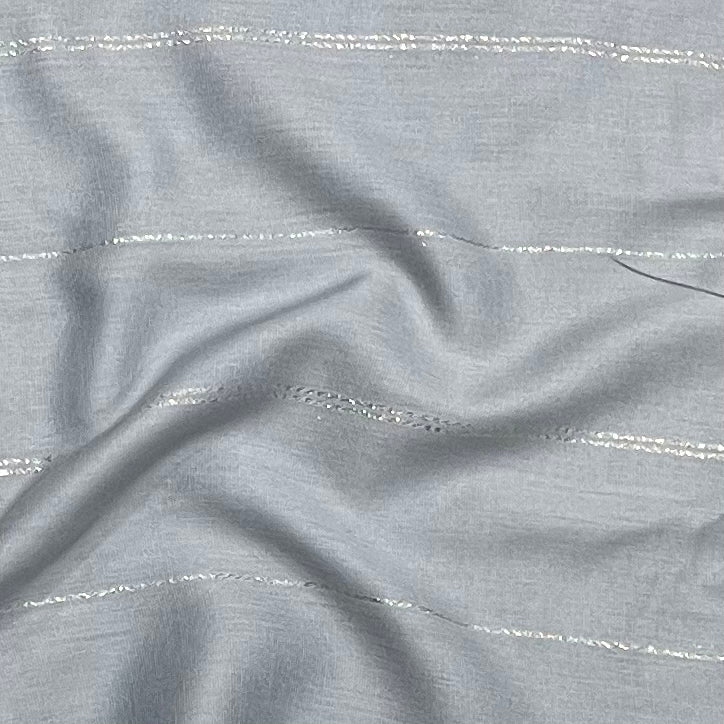 Grey Gold Lines Hijab