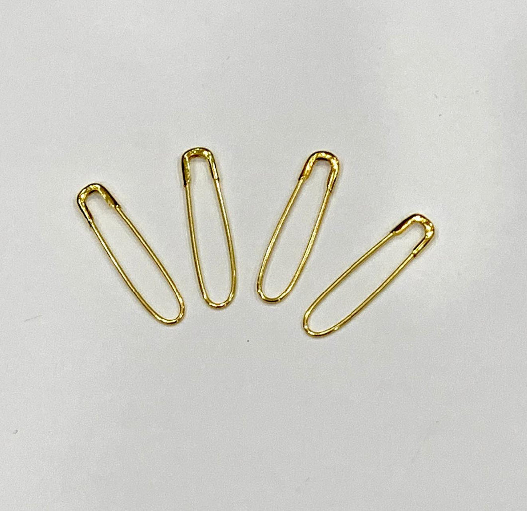 Gold Snag Free Pins