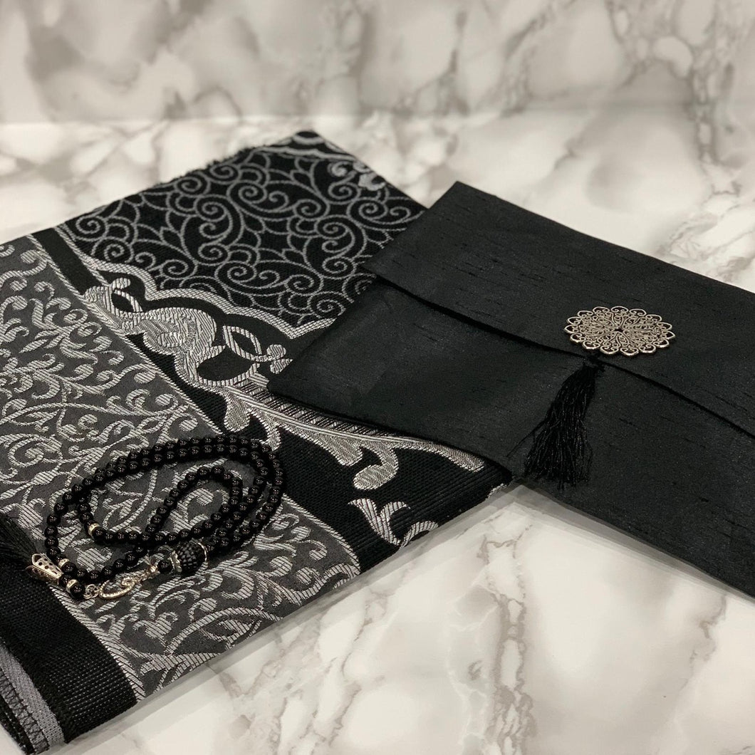 Black Janamaz Set