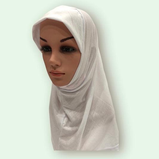 White Kids Hijab
