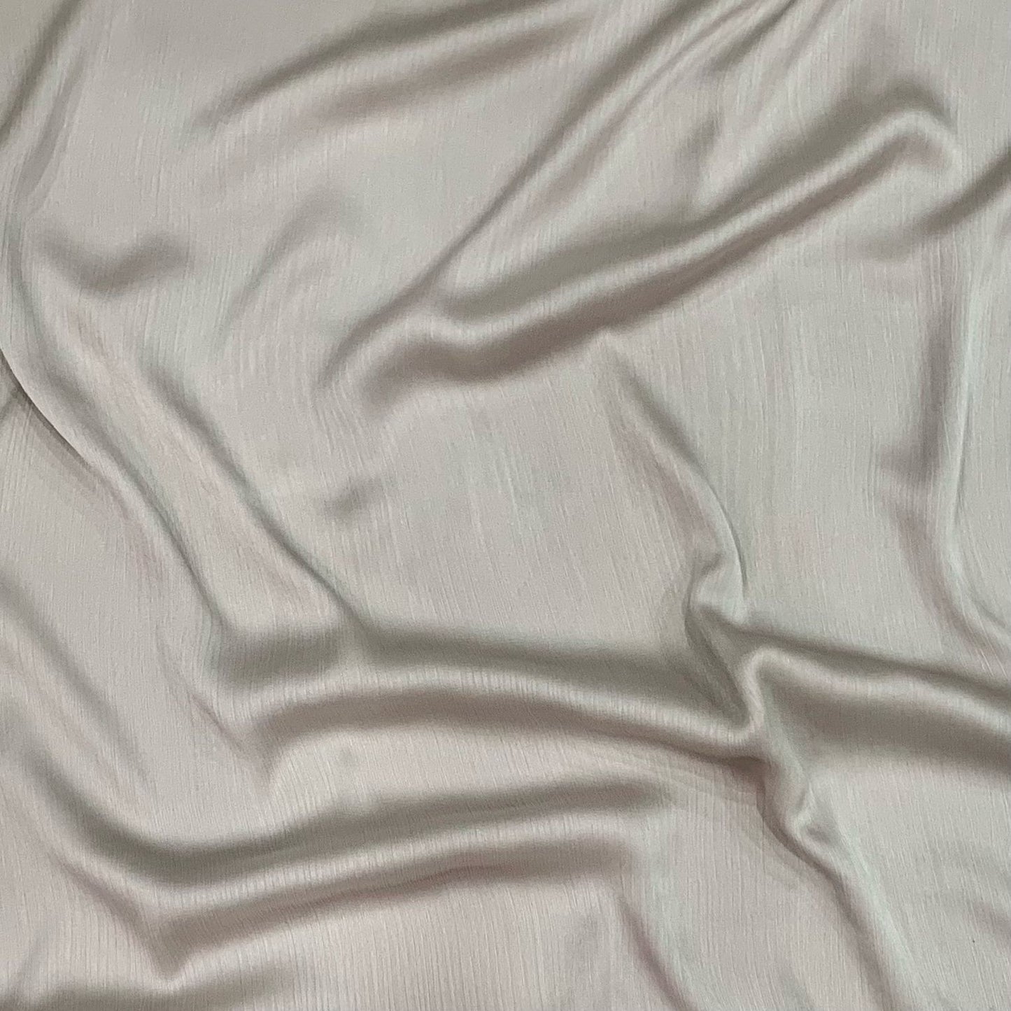 Crushed Silver Satin Hijab