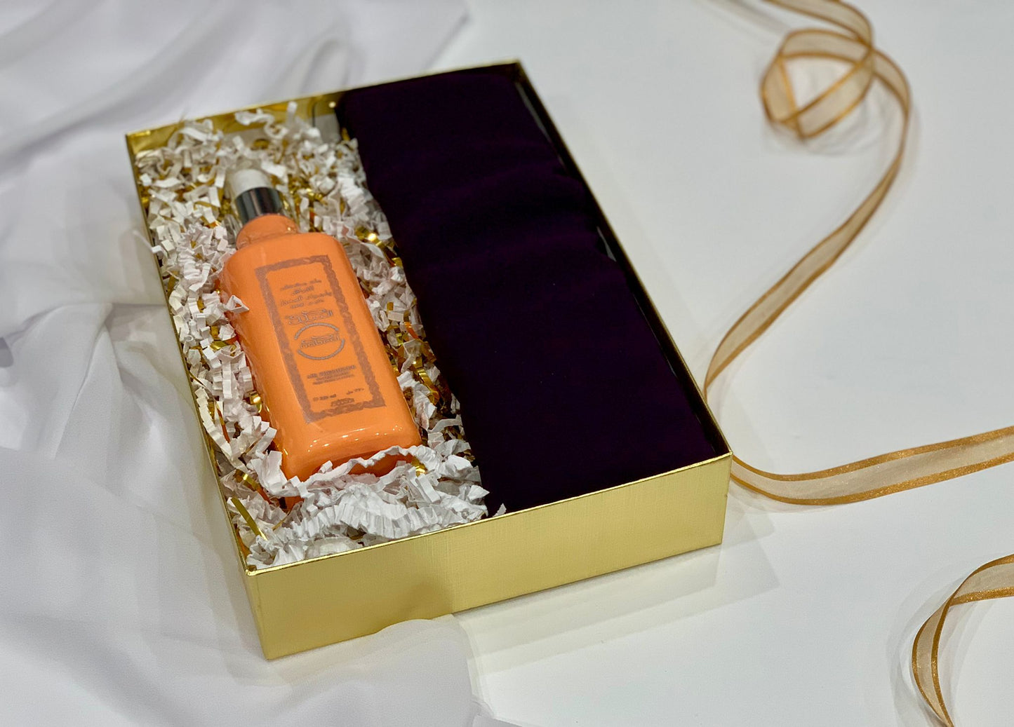 Orange Nabeel Room Spray & Hijab - Gift Set to Go