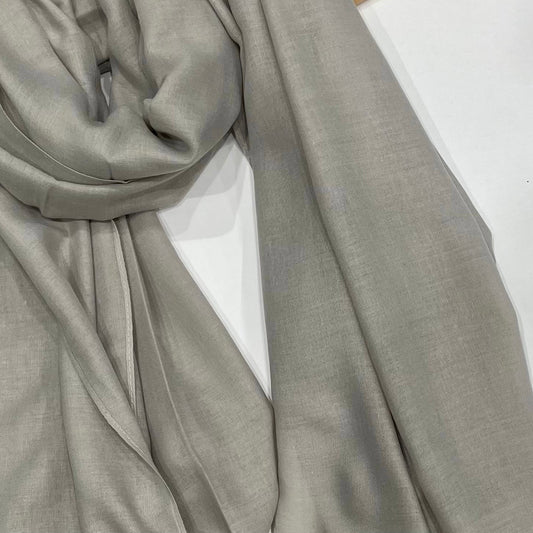 Silver Grey Cotton Hijab